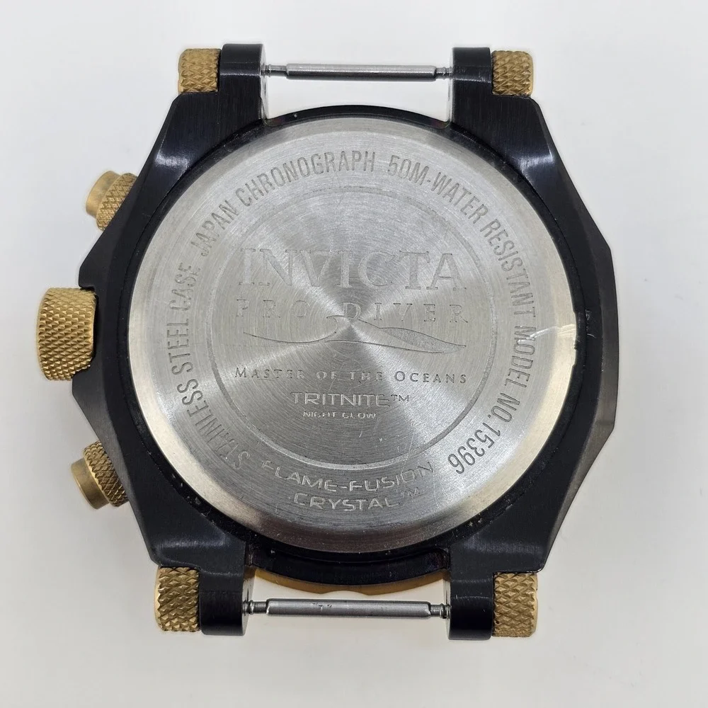 Invicta Pro Driver Men's Watch 50MM Black Dial Date Indicator New Battery